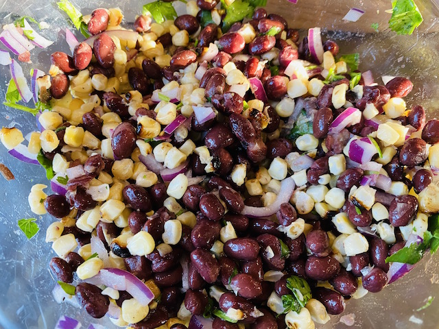 Roasted Summer Corn and Black Bean Salad