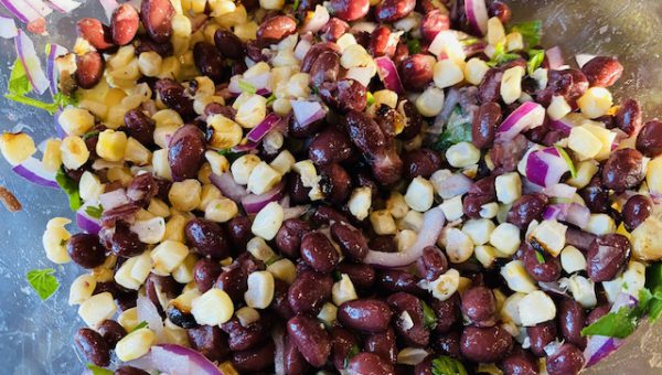 Roasted Summer Corn and Black Bean Salad